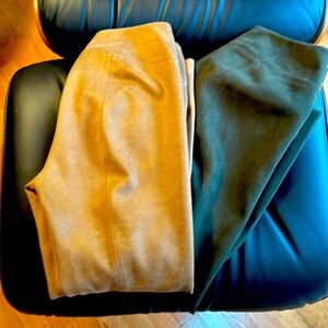 Stylish Tan and Olive Women's Pants